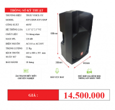 Loa monitor liền công suất JCF12DSP - JCF15DSP