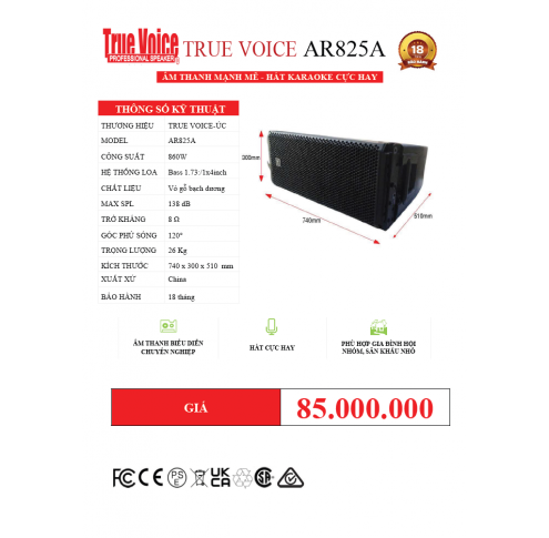 Line Array TV AR825A