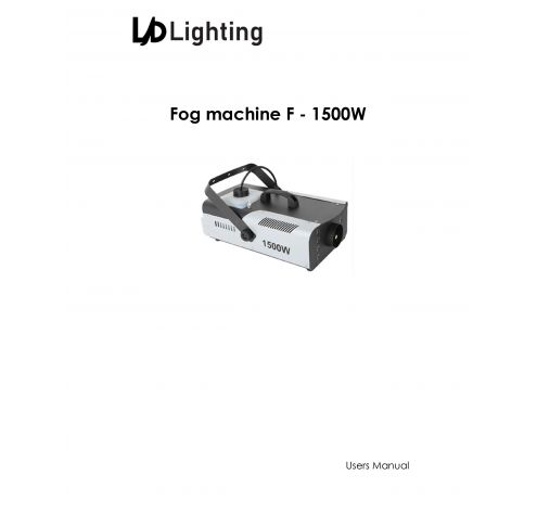 MÁY PHUN KHÓI 1500W F-1500