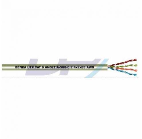 Dây cáp mạng CAT6A 4x2x23 AWG Benka