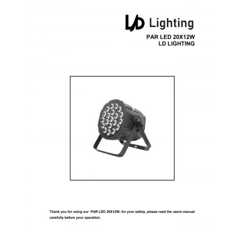 ĐÈN PAR LED 20X12W