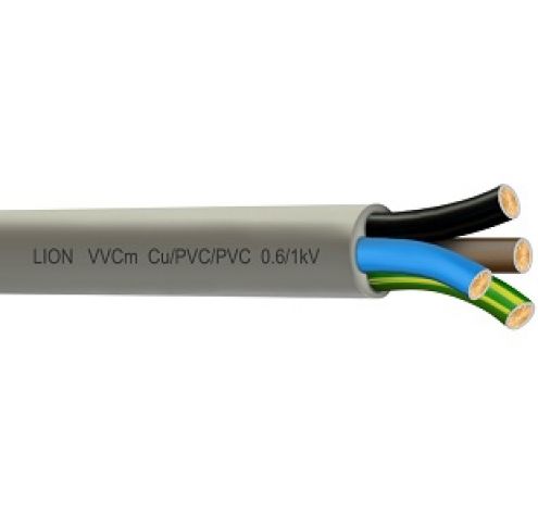 Dây cáp điện nguồn 4 ruột 4x2,5mm2 Lion