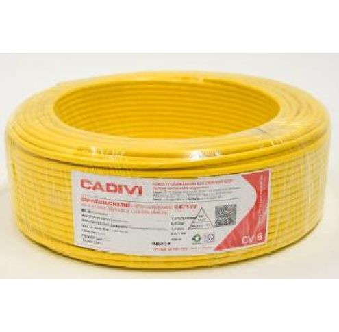 DÂY ĐIỆN NGUỒN HỆ THỐNG ÁNH SÁNG CV 6.0 – 0,6/1kV Cadivi