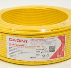 DÂY ĐIỆN NGUỒN HỆ THỐNG ÁNH SÁNG CV 6.0 – 0,6/1kV Cadivi